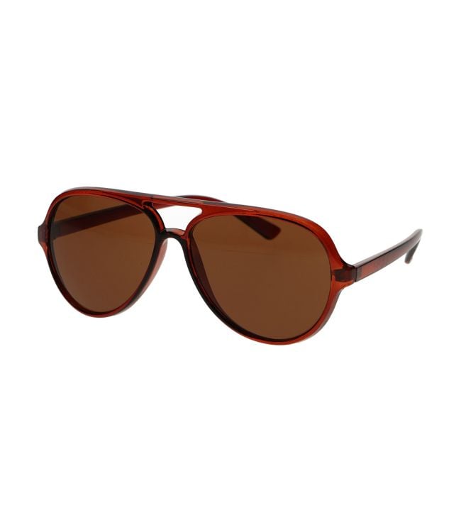 Spectrum zonnebril vintage piloot bruin dames