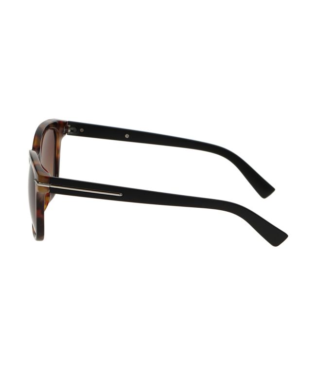 Spectrum zonnebril vierkant tortoise mat zwart dames