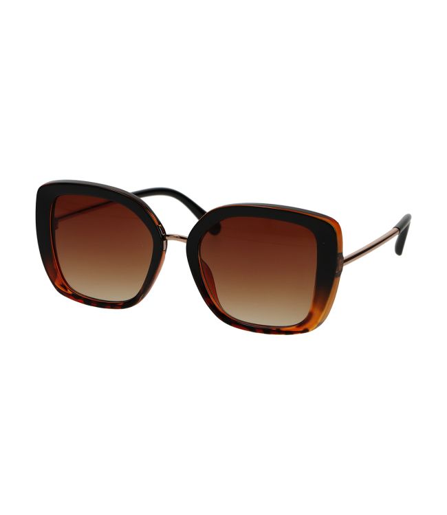 Spectrum zonnebril vlinder gradient tortoise bruin dames
