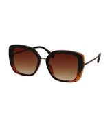 Spectrum zonnebril vlinder gradient tortoise bruin dames