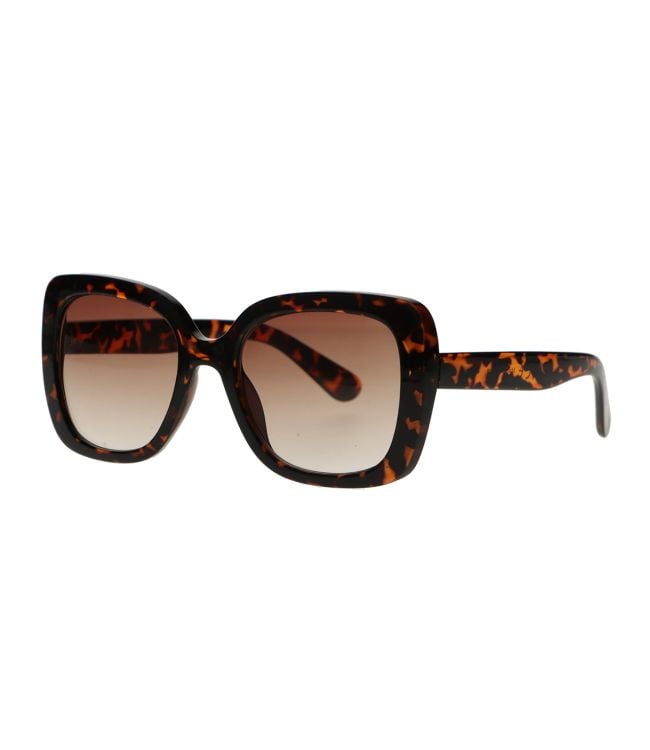 Spectrum zonnebril statement vlinder tortoise bruin glas dames