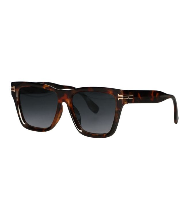 Spectrum zonnebril vierkant tortoise smoke glas dames
