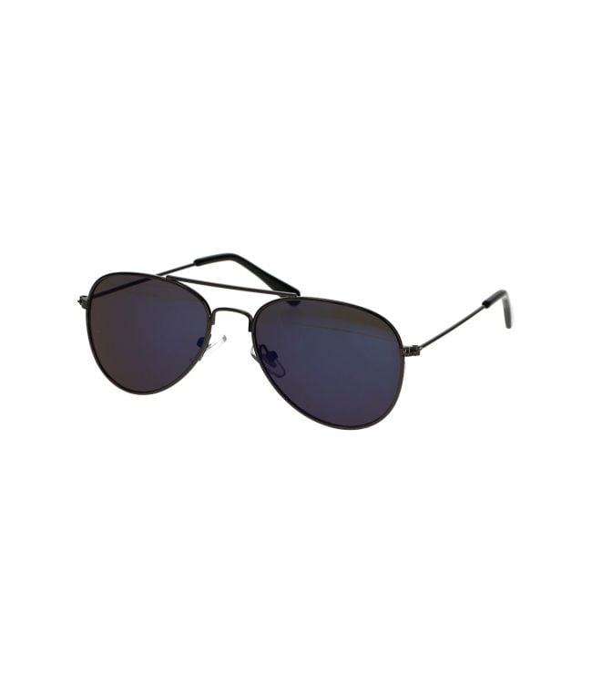 Spectrum zonnebril piloot zwart blauw kids