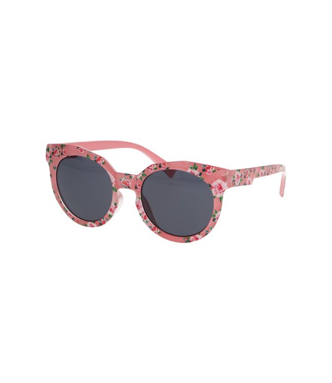 Spectrum zonnebril bloemen roze kids