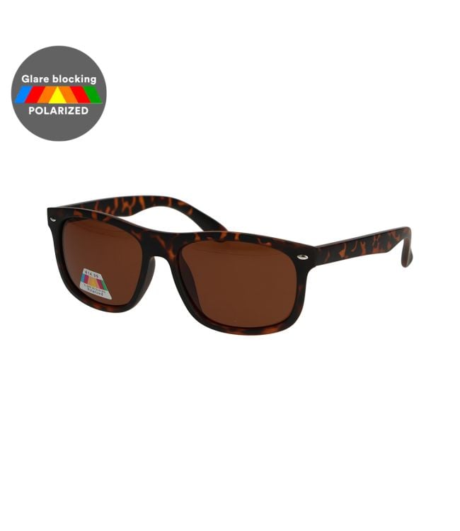 Spectrum polarized zonnebril tortoise bruin dames