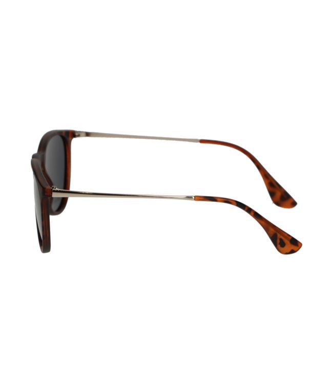 Spectrum polarized zonnebril rond tortoise goud grijs dames