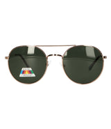 Spectrum polarized zonnebril piloot groen glas unisex