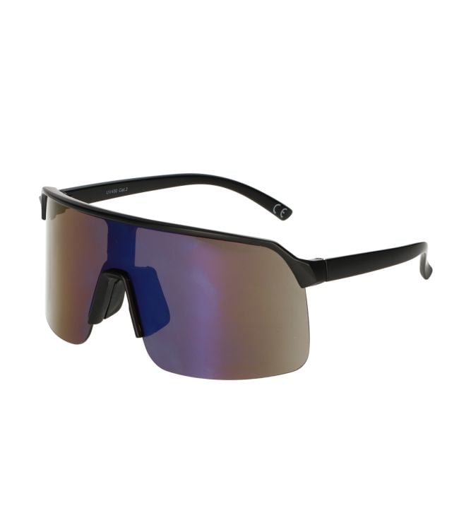 Spectrum zonnebril groot sport zwarte coating heren