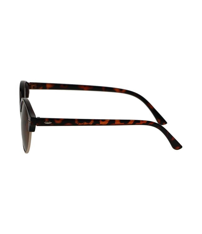 Spectrum zonnebril club rond havana goud bruin unisex