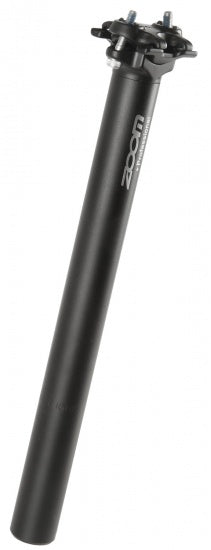 Zoom Zadelpen vast 27.2 x 350 mm aluminium zwart