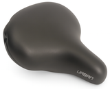 Edge fietszadel urban xl - zwart (op kaart)