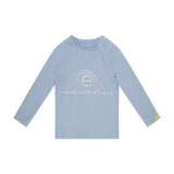 Zuivere tonen | lichtblauw uv zwemshirt met lange mouwen