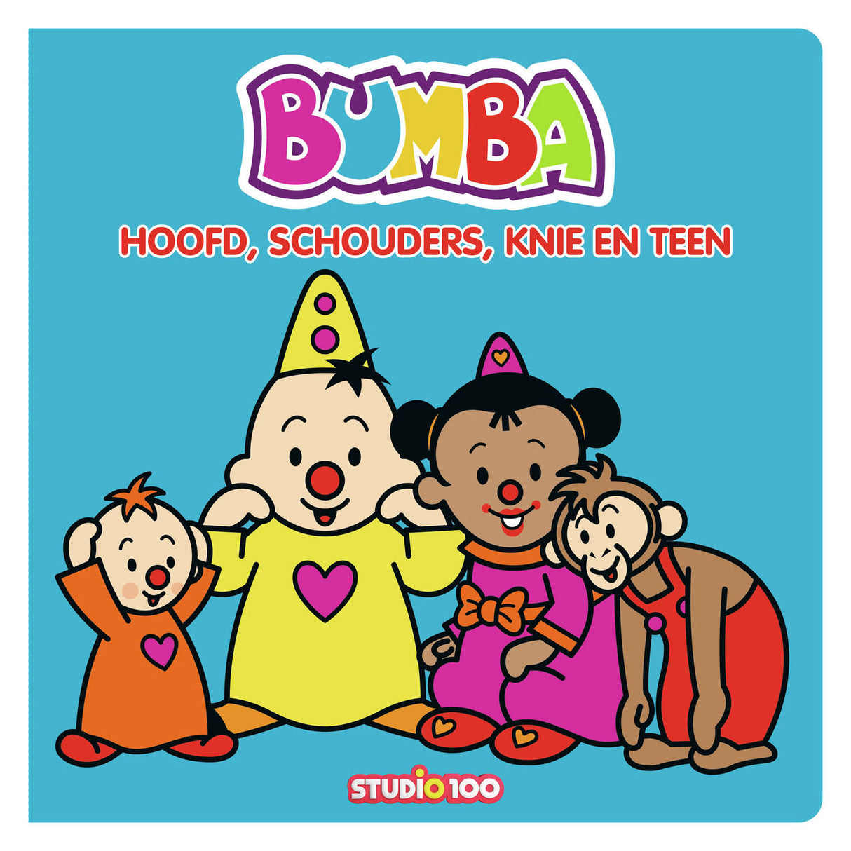 Studio 100 Kartonboek Hoofd, Schouders, Knie en Teen