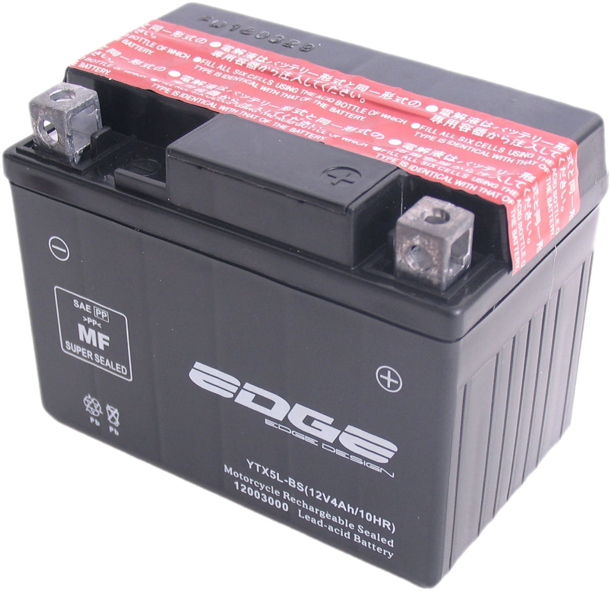 Edge accu ctx5-lbs met zuurpakket (11 x 7 x 8.5 cm)