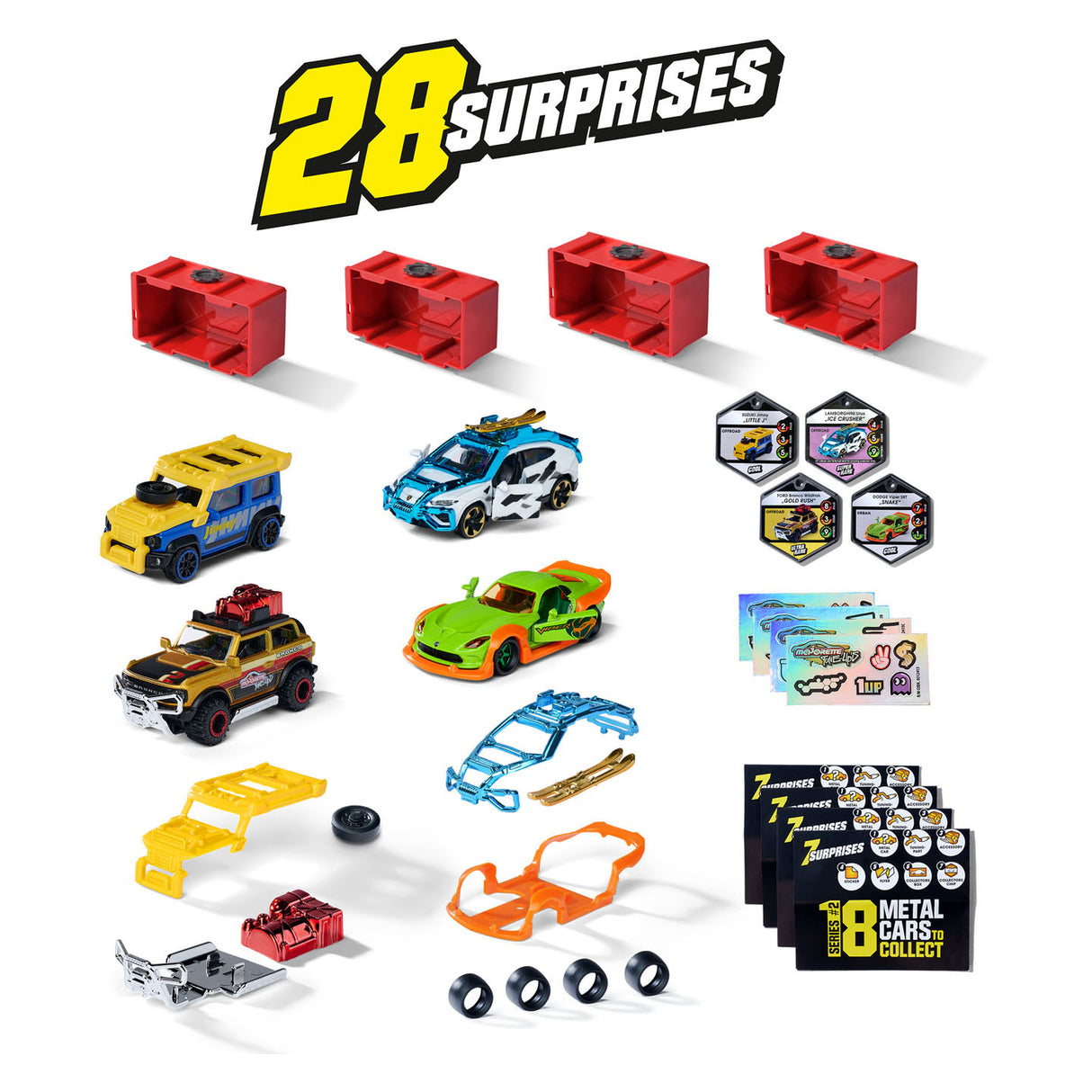 Majorette Tune Up's 2 Auto's, 28 Surprises