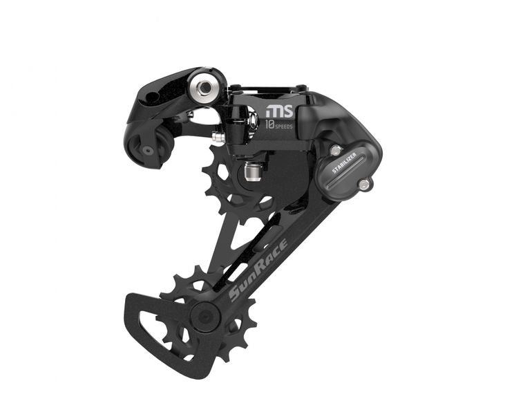 Achterderailleur sunrace 10-speed | ms100 | zwart.