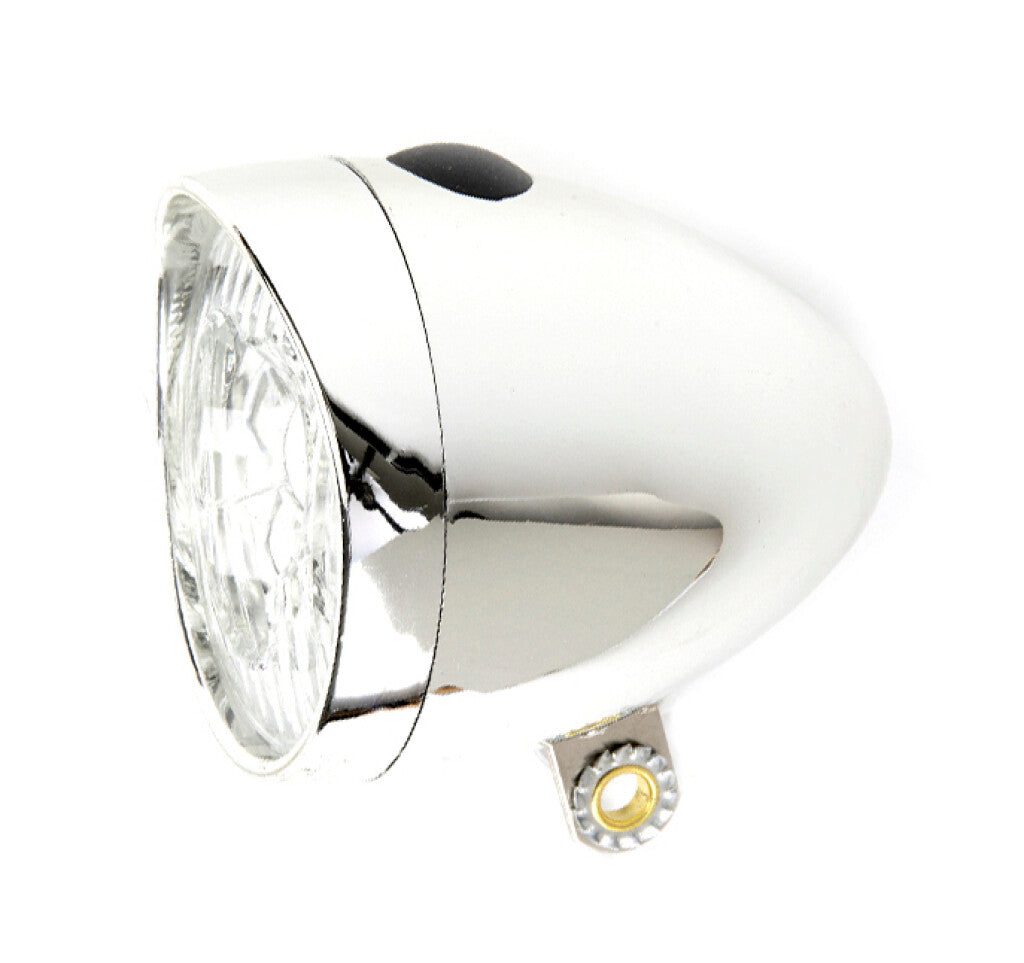 Ikzi koplamp retro bulk chroom