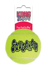 Kong Squeakair tennisbal geel met piep