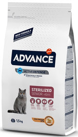 Advance Cat sterilized sensitive senior 10+