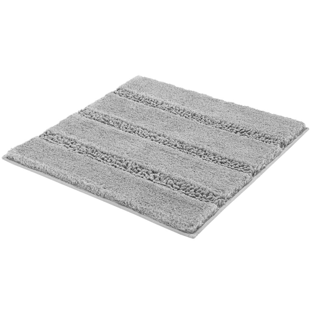 Kleine Wolke Kleine Wolke Badmat Monrovia 60x60 cm grijs