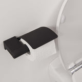 Tiger Tiger Toiletrolhouder met deksel Bold matzwart
