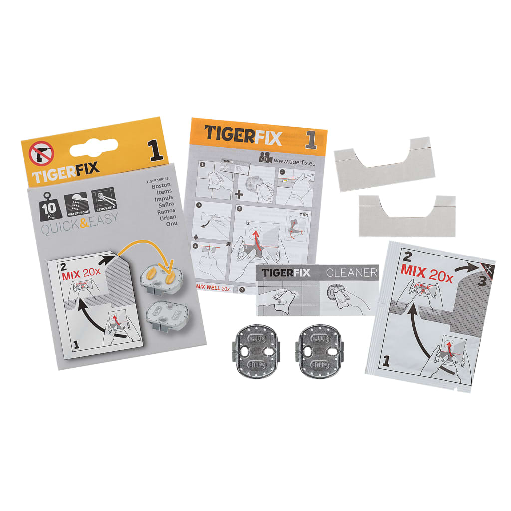 Tiger Tiger Bevestigingsmateriaal TigerFix Type 1 metaal 398730046