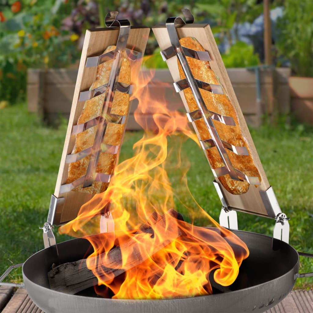 HI HI Visgrillhouder 2 st 55x16,5x5 cm