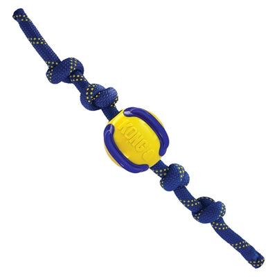 Kong Jaxx brights ball+touw assorti