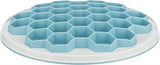 Trixie Slowfeeding plaathive kunststof tpr tpe grijs blauw
