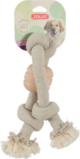 Zolux Wild mix touw met hout 3 knoop