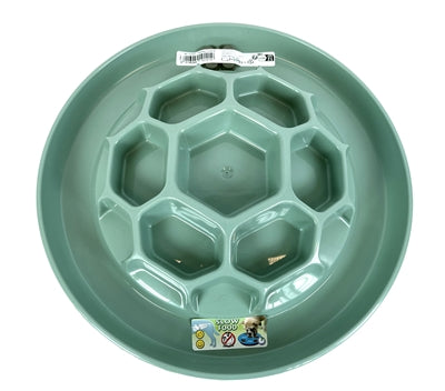 Happy pet Mad about pets voerbak honingraat slow feeder salie groen