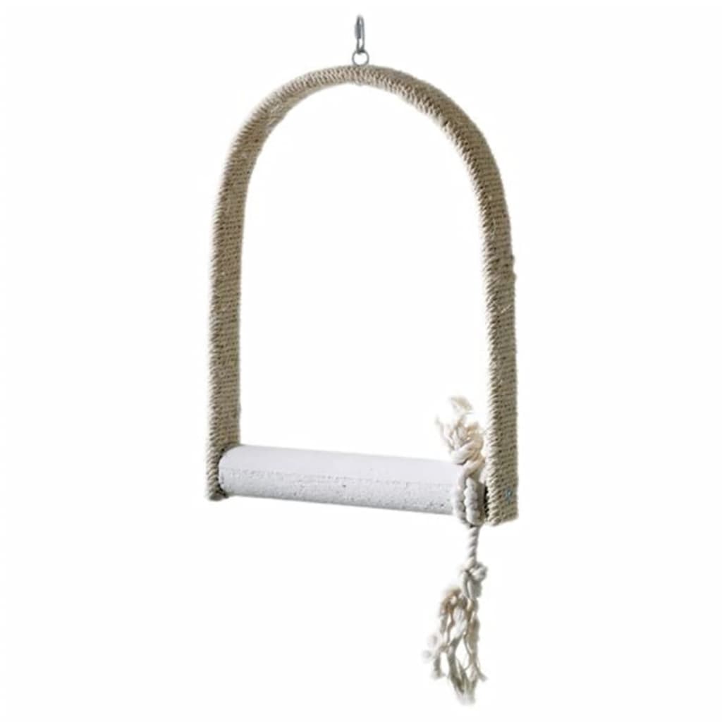 FLAMINGO FLAMINGO Vogelspeelgoed schommel 26x10x48 cm XL sisal