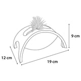 FLAMINGO FLAMINGO Kattenrolspeelgoed Crazy Bridge 19x12x9 cm wit
