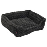 Jack and Vanilla Jack and Vanilla Huisdierenbank Softy S 60x52x18 cm rosette grijs