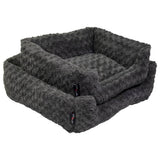Jack and Vanilla Jack and Vanilla Huisdierenbank Softy S 60x52x18 cm rosette grijs