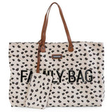 CHILDHOME CHILDHOME Verzorgingstas Family Bag luipaardmotief canvas