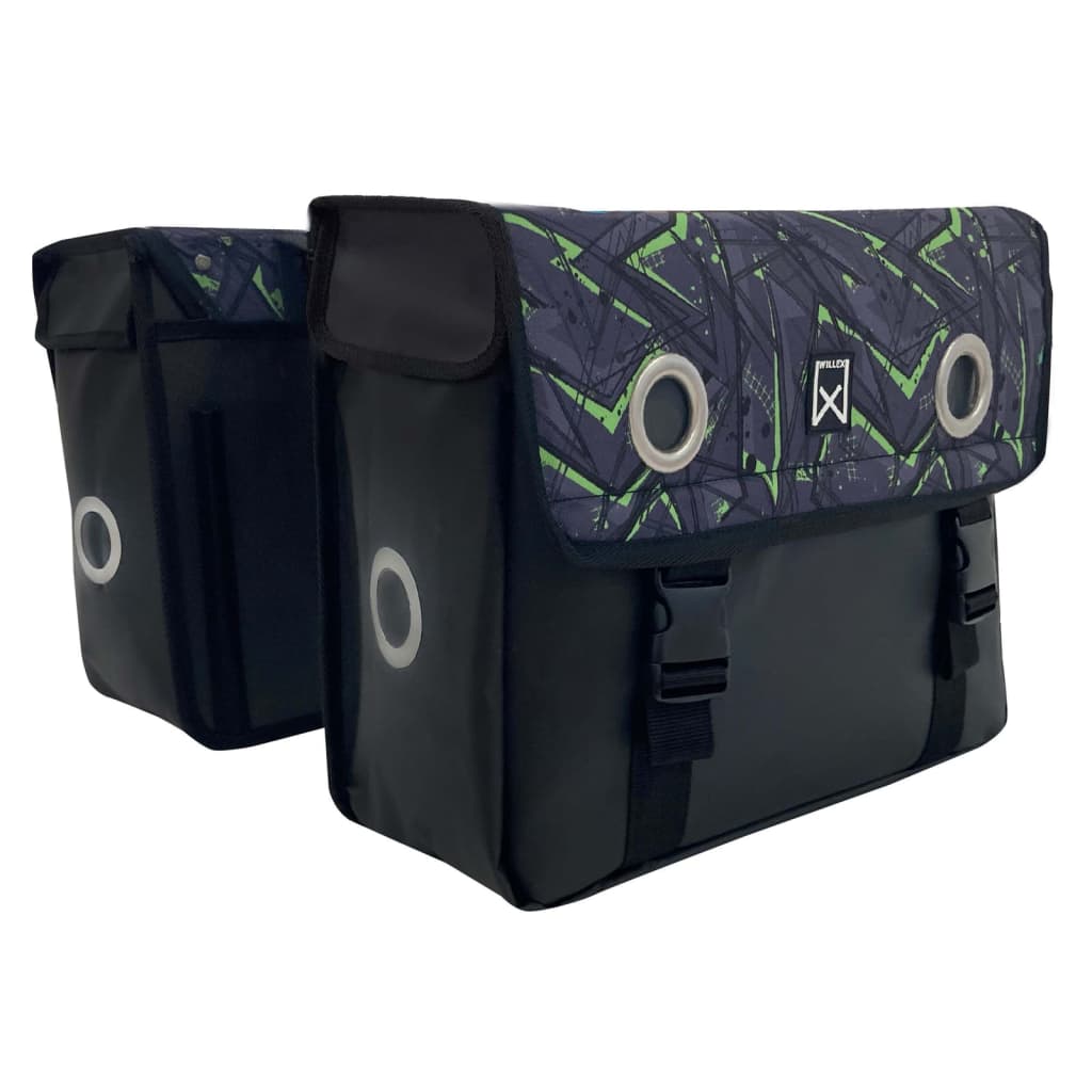 Willex Willex Fietstassen Tarpaulin 30 L groen en zwart