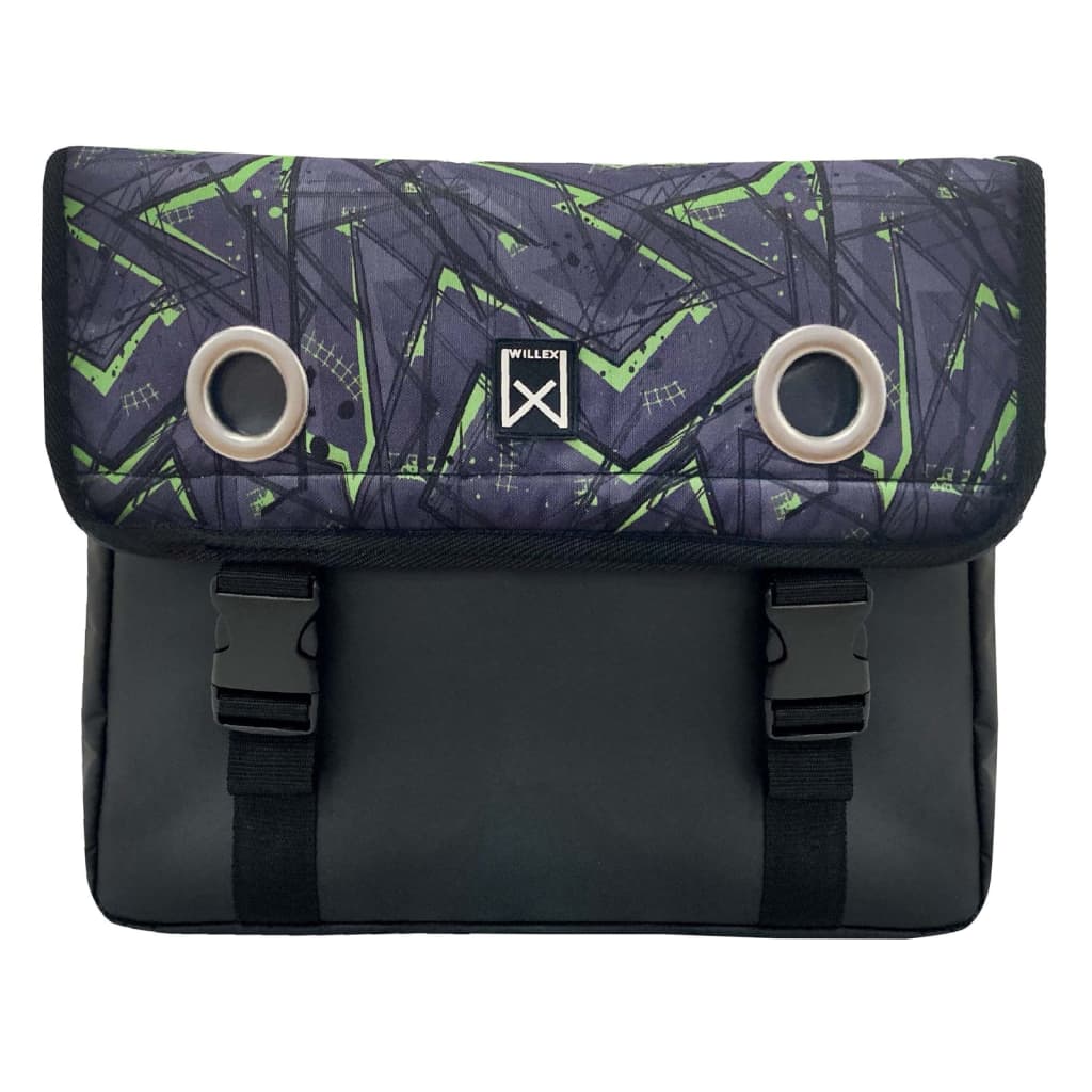 Willex Willex Fietstassen Tarpaulin 30 L groen en zwart