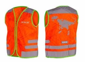 Wowow reflectievest kids nutty jacket maat s oranje