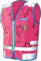 Wowow reflectievest kids comic veggie maat m roze