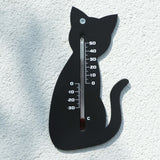 Nature Nature Wandthermometer kat zwart