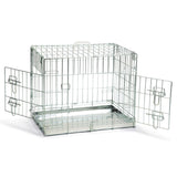 Beeztees Beeztees Hondenbench 62x44x49 cm zilverkleurig