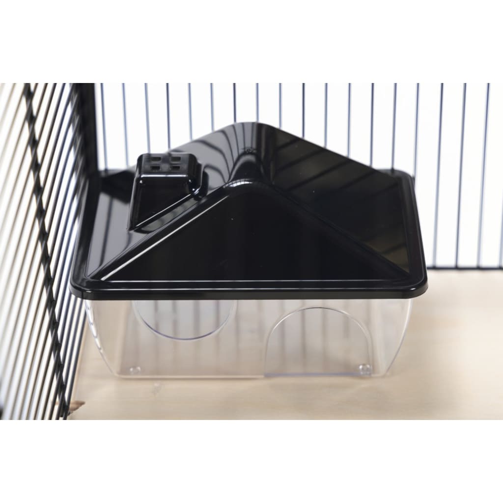 Beeztees Beeztees Knaagdierenkooi Boas 76x46x57 cm zwart