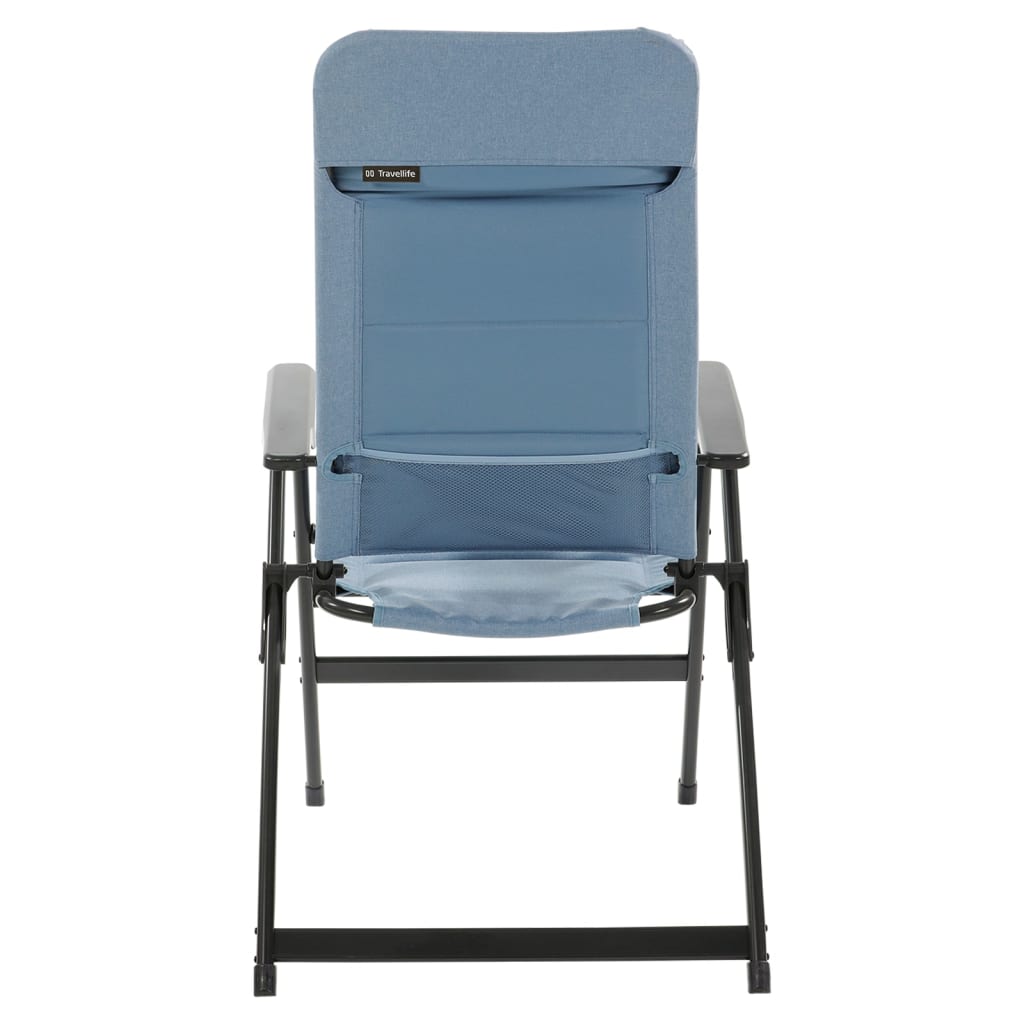 Travellife Travellife Campingstoel verstelbaar Lago Comfort L golvend blauw