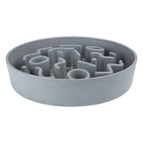 DISTRICT70 DISTRICT70 Slowfeeder voor honden 28 cm bamboe ijsblauw