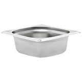 VidaXL Gastronormbakken 12 st GN 1 6 65 mm roestvrij staal
