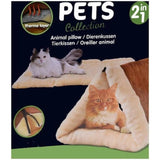 Pets Collection Pets Collection Kattenkussen en tunnel 2-in-1 90x60 cm