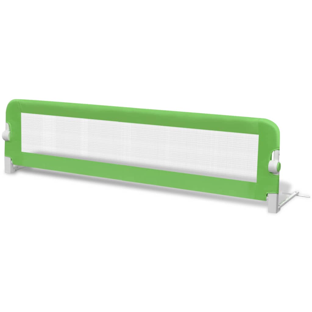 VidaXL Kinderbedhekjes 2 st 150x42 cm groen
