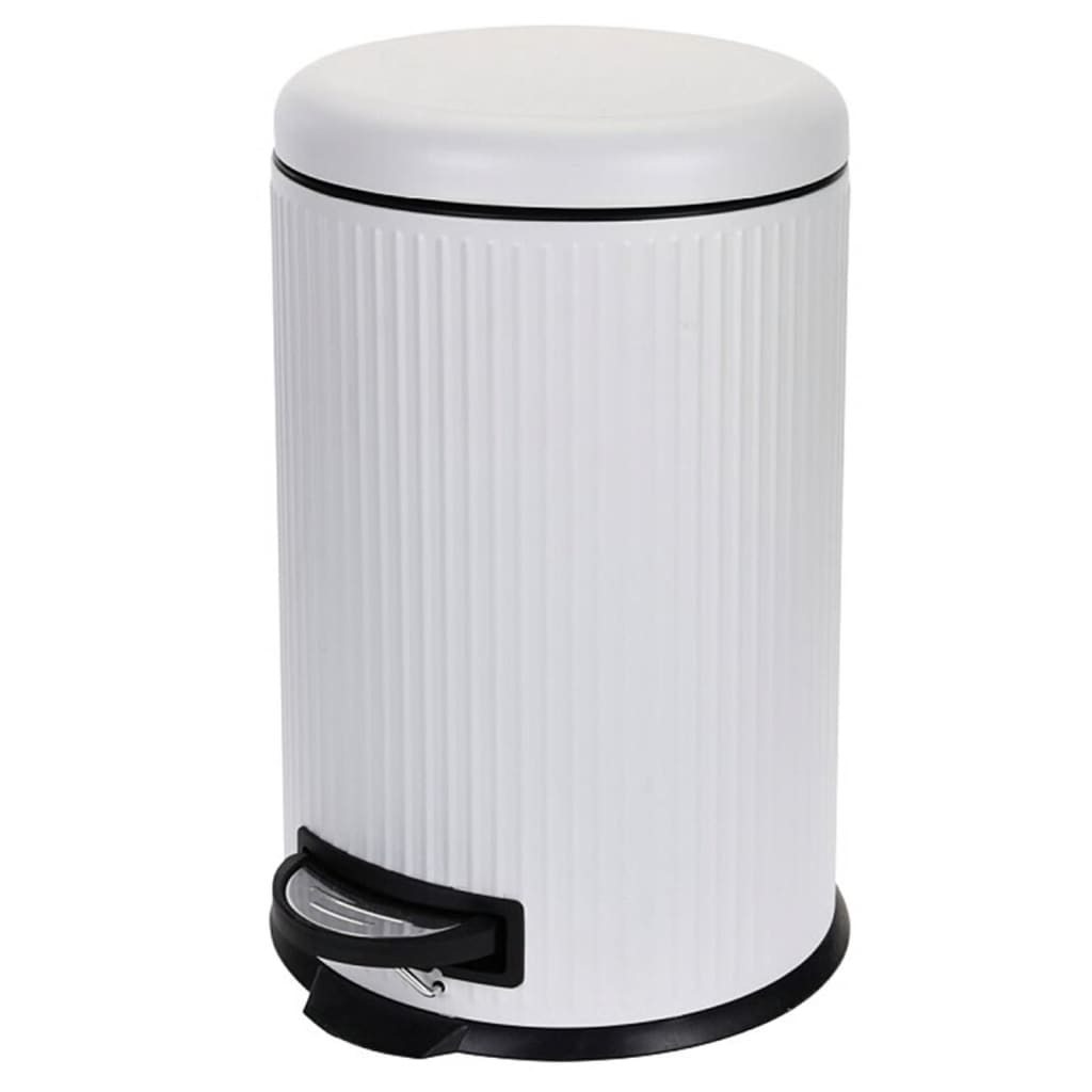 Excellent Houseware Houseware Pedaalemmer met zachtsluitend deksel 20 L matwit