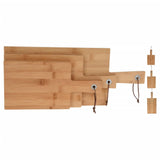 Excellent Houseware Houseware 3-delige Snijplankenset bamboe